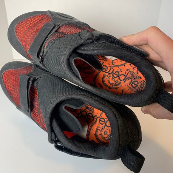 Nike SuperRep Cycle Black Hyper Crimson Size 10 - Picture 6 of 7